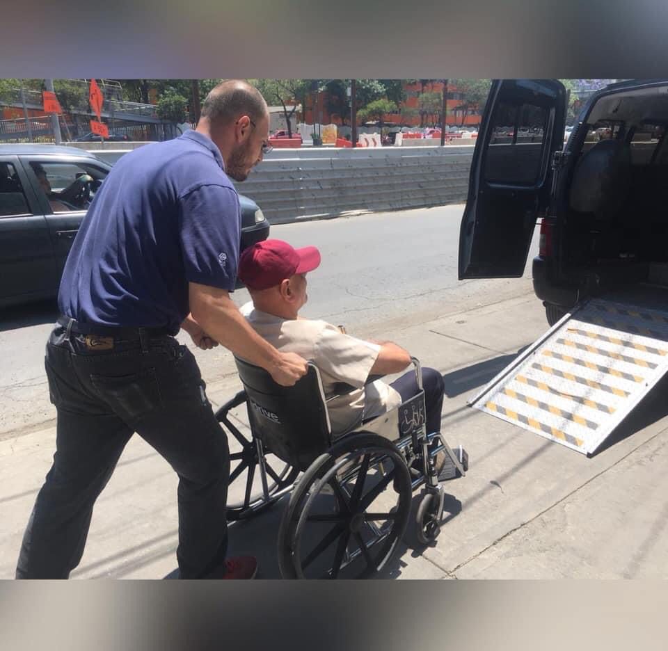 Unidad preparada para el traslado de pacientes